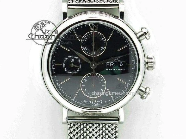 MIROTIME 0127 Durable Portofino 37mm SS V7F 1:1 Best Edition White Dial on Light Brown Leather Strap A 7092